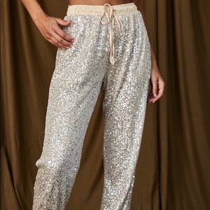 12th tribe new with tags size large sequin pants